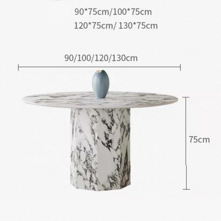 CALACATTA Modern Marble Dining Table - Cassa Haus Singapore