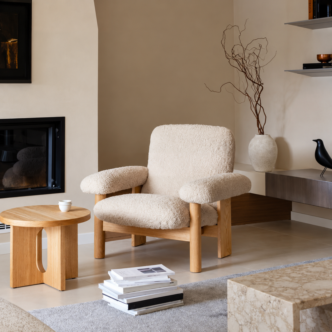 ARDON Modern Boucle Lounge Chair - Urban Mood Singapore