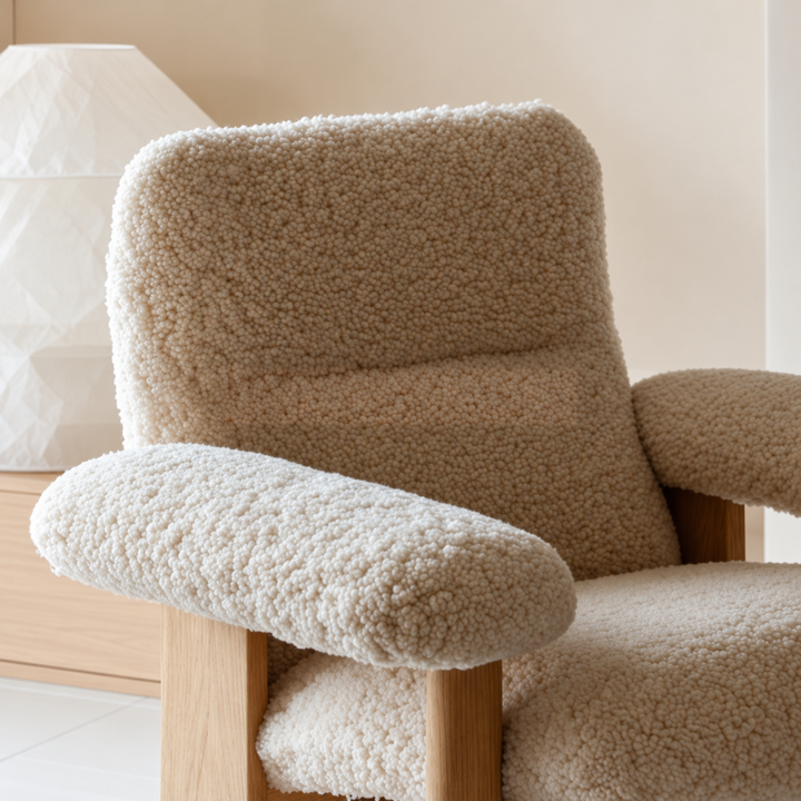 ARDON Modern Boucle Lounge Chair - Urban Mood Singapore