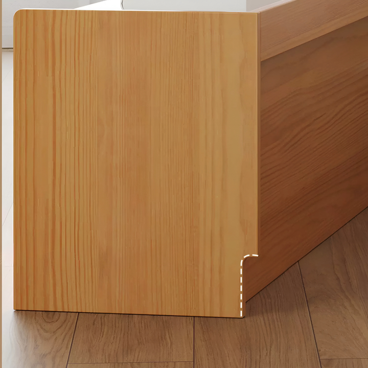 FLUTORA Modern Solid Wood TV Console - Cassa Haus Singapore