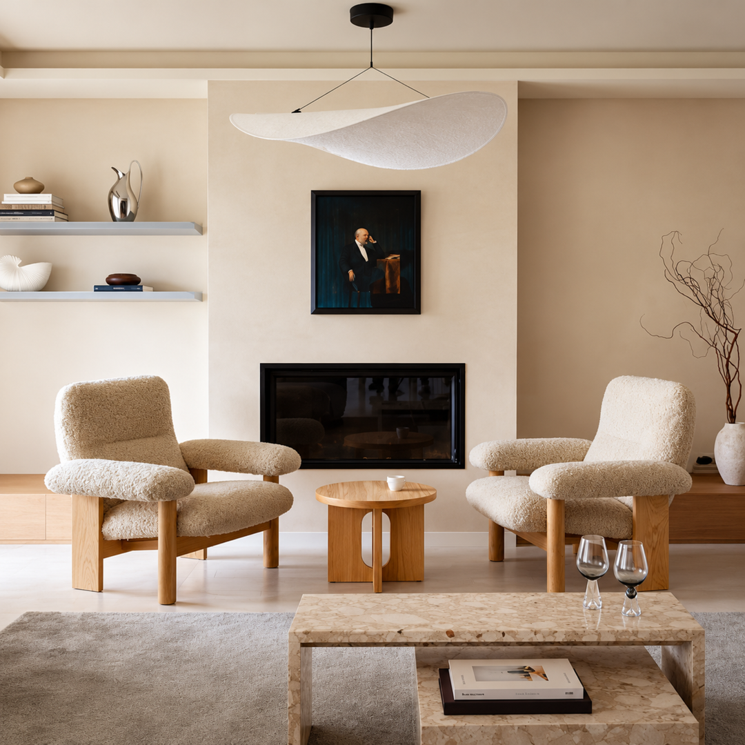 ARDON Modern Boucle Lounge Chair - Urban Mood Singapore