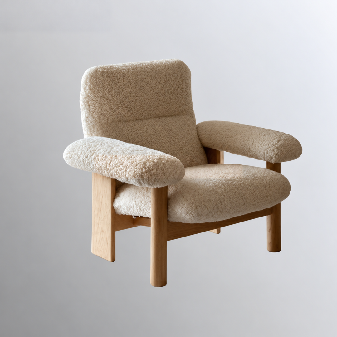 ARDON Modern Boucle Lounge Chair - Urban Mood Singapore