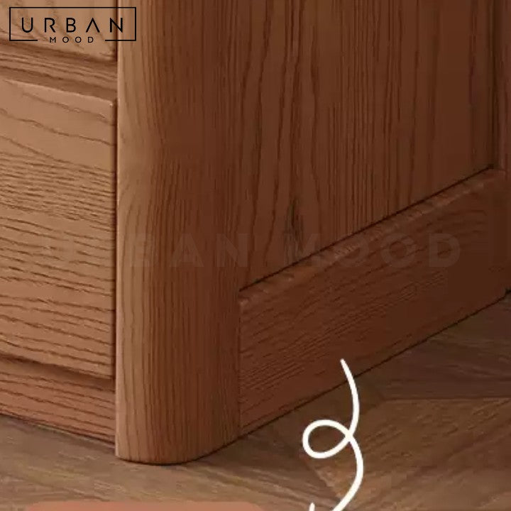 DALLA Japandi Solid Wood Chest of Drawers