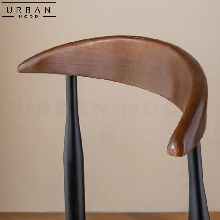 ARDE Modern Leather Bar Stool