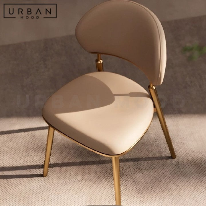 ABEBE Modern Leather Dining Chair