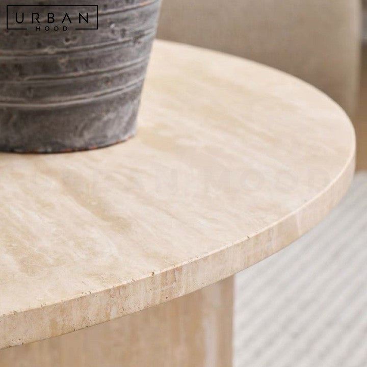 MOYA Wabi Sabi Travertine Coffee Table