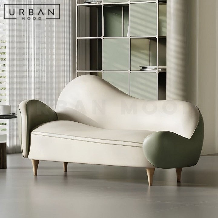 ADAMO Modern Leather Sofa