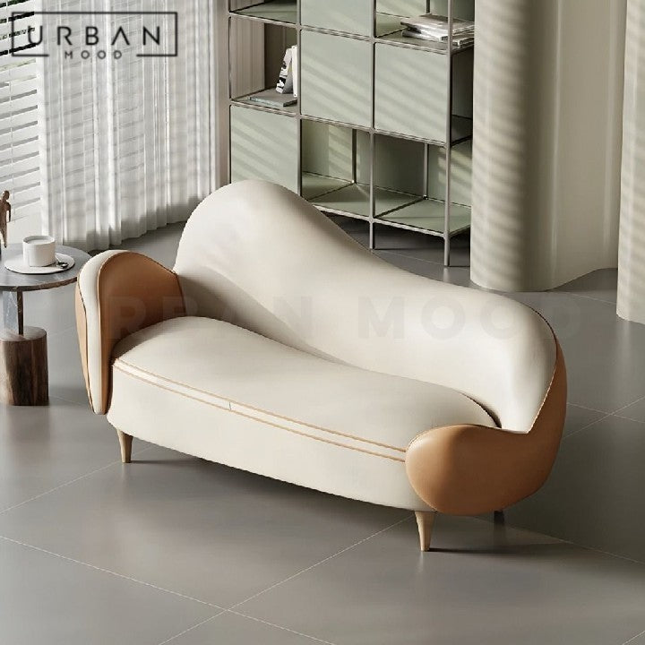 ADAMO Modern Leather Sofa