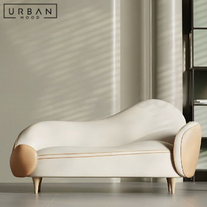 ADAMO Modern Leather Sofa