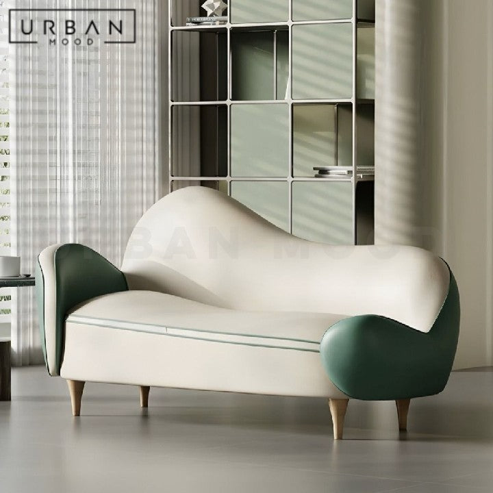 ADAMO Modern Leather Sofa