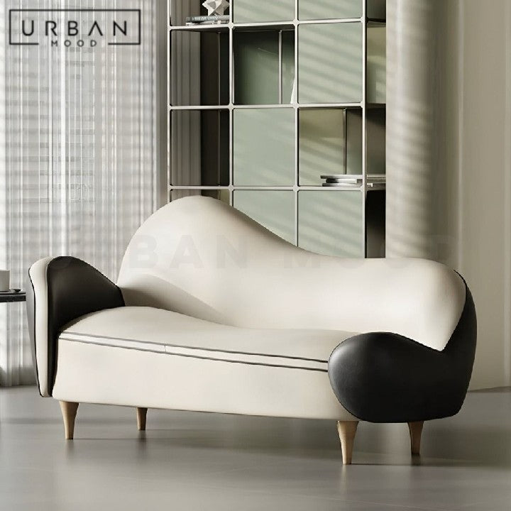 ADAMO Modern Leather Sofa
