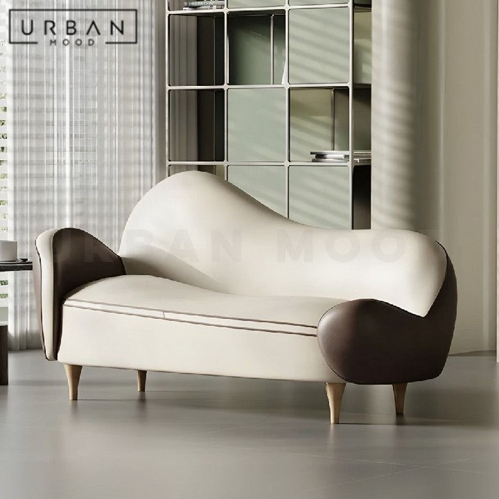 ADAMO Modern Leather Sofa