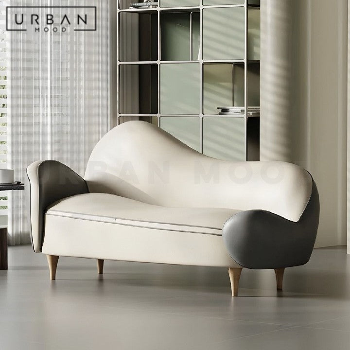 ADAMO Modern Leather Sofa