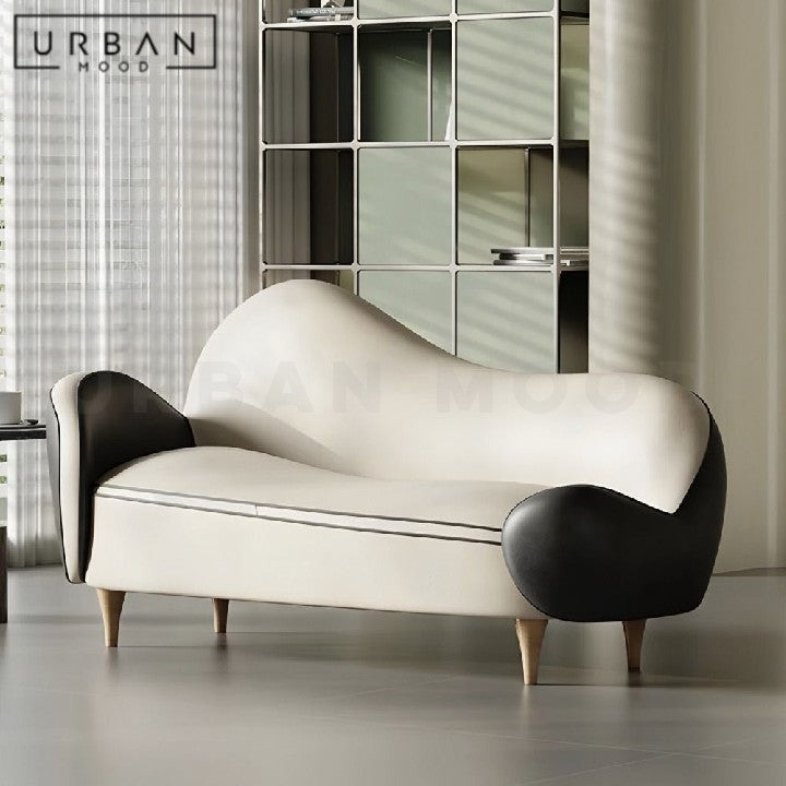 ADAMO Modern Leather Sofa
