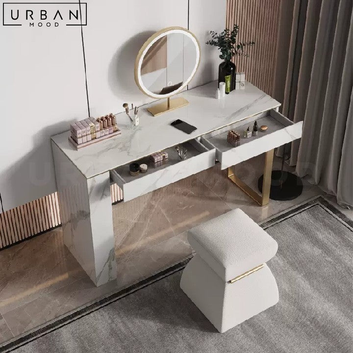 DEEL Modern Sintered Stone Vanity Table