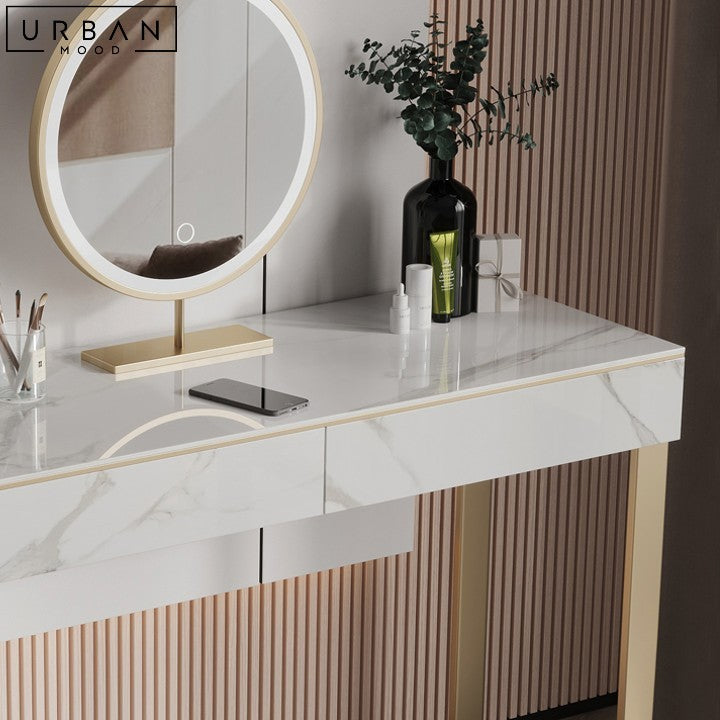 DEEL Modern Sintered Stone Vanity Table