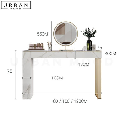 DEEL Modern Sintered Stone Vanity Table