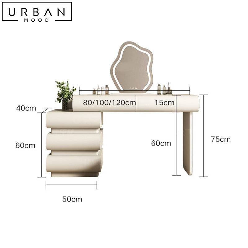 ADNAN Modern Vanity Table Set