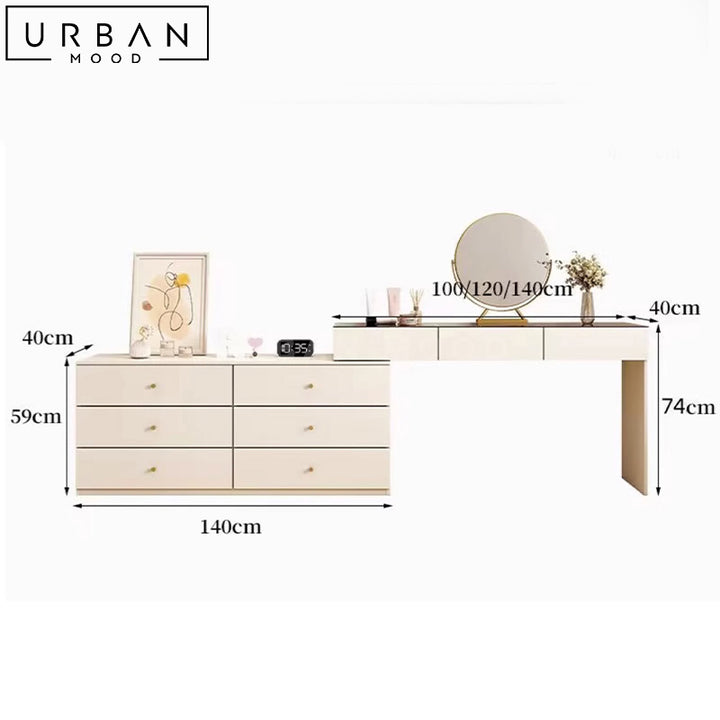 ADRE Modern Vanity Table Set