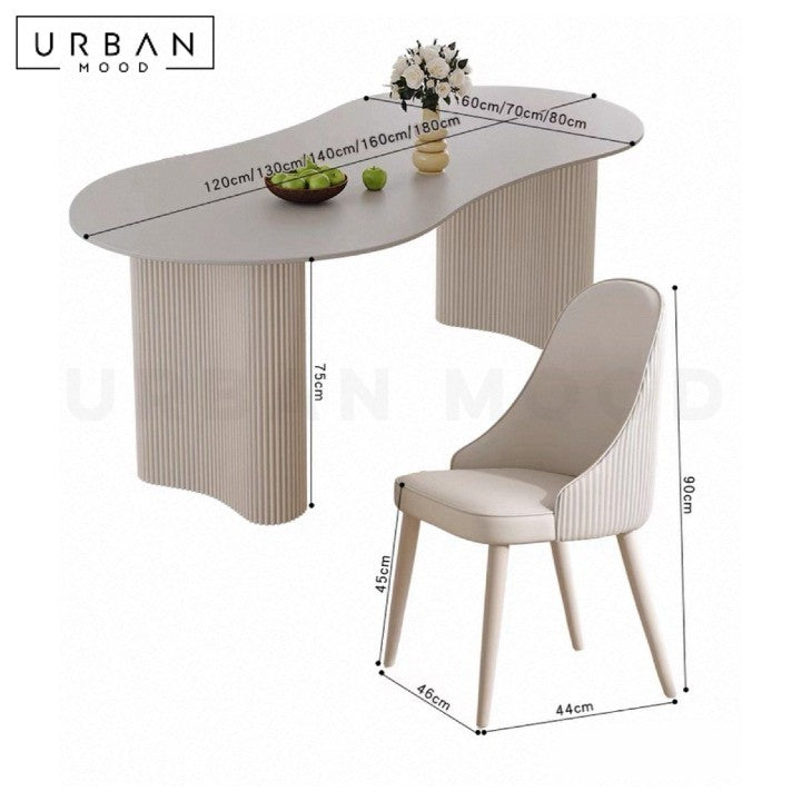 ADRIANA Modern Sintered Stone Dining Table