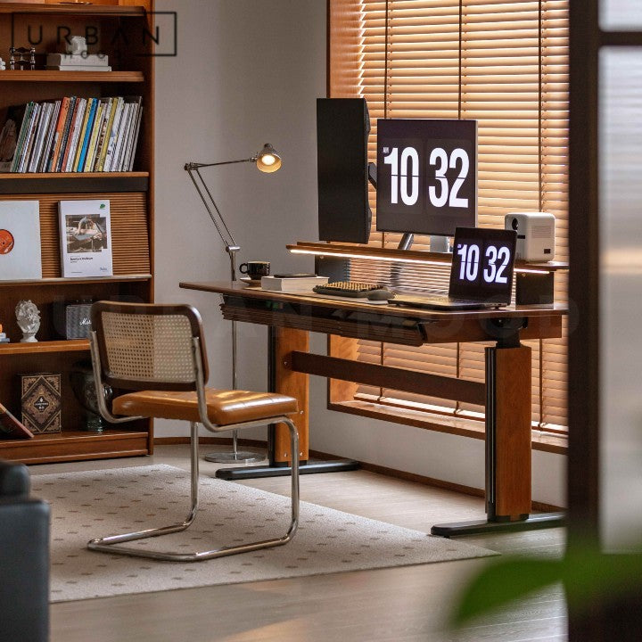 ADRI Modern Solid Wood Adjustable Study Table