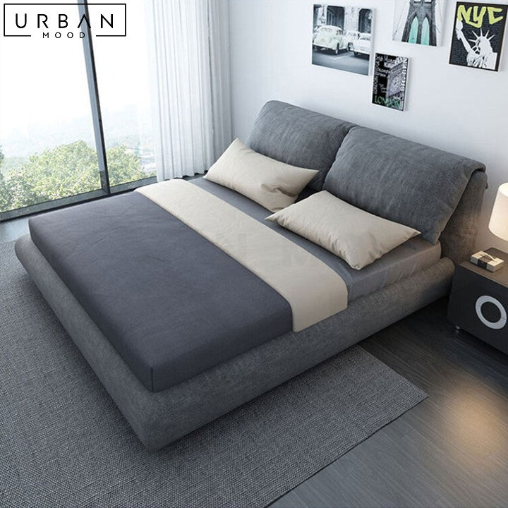 AENON Modern Fabric Storage Bed