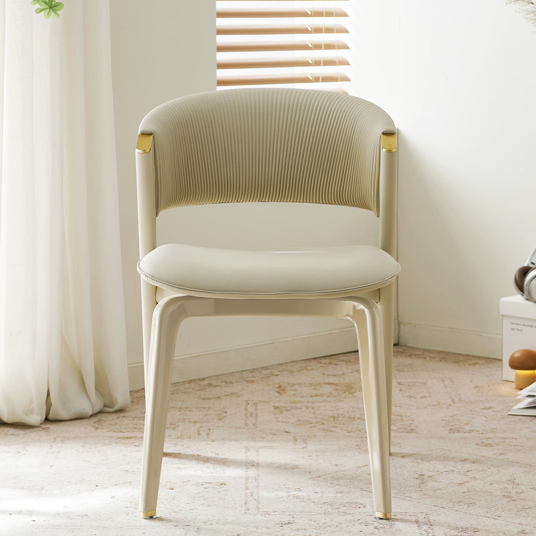 AEROV Modern Leather Dining Chair - Urban Mood Singapore