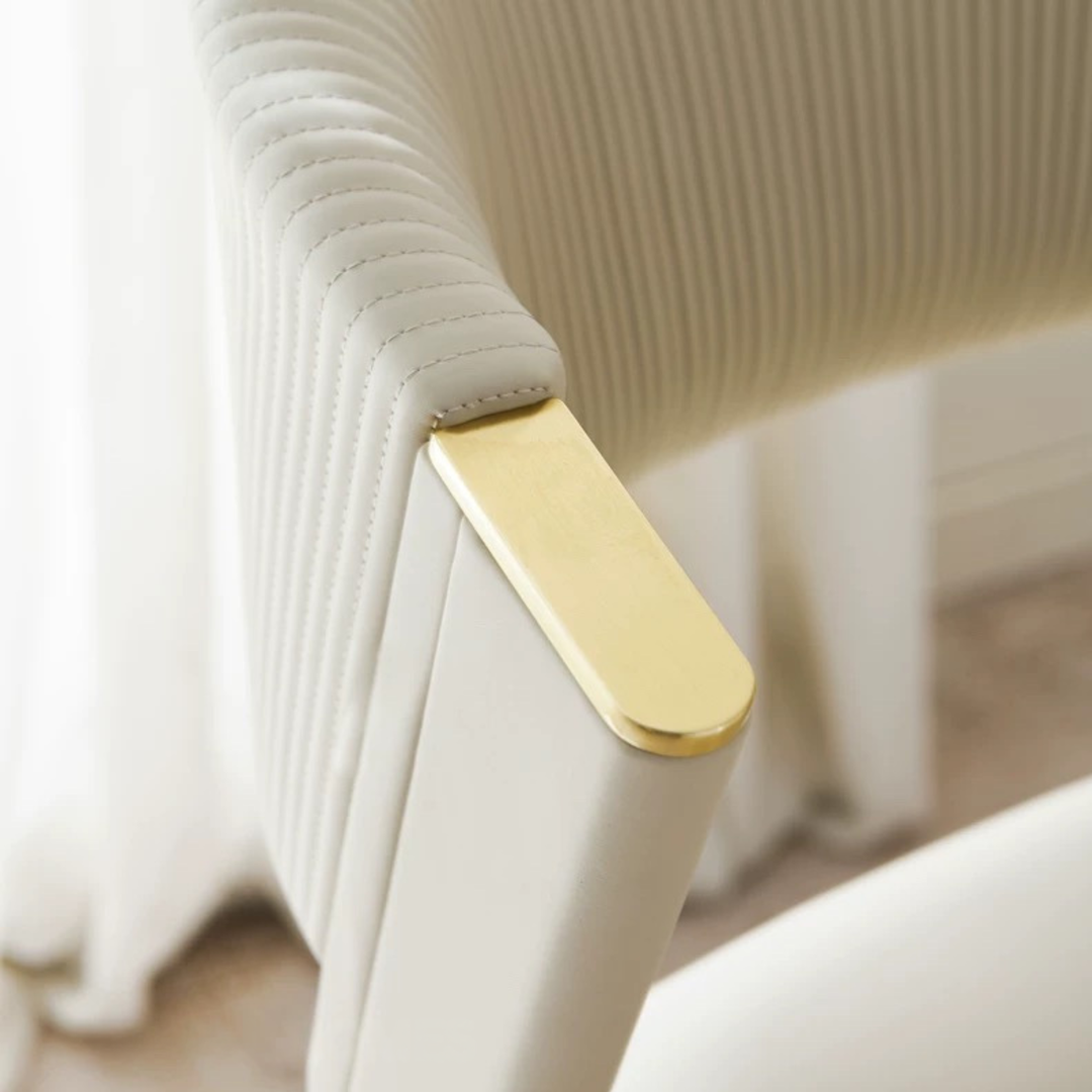 AEROV Modern Leather Dining Chair - Urban Mood Singapore