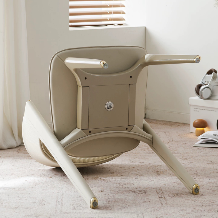 AEROV Modern Leather Dining Chair - Urban Mood Singapore