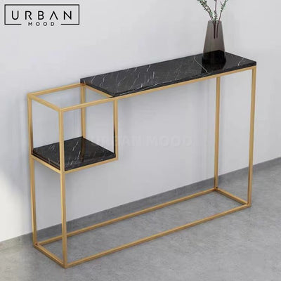 AETHER Modern Marble Console Table