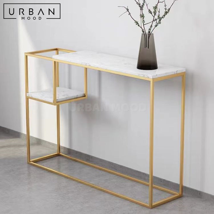 AETHER Modern Marble Console Table