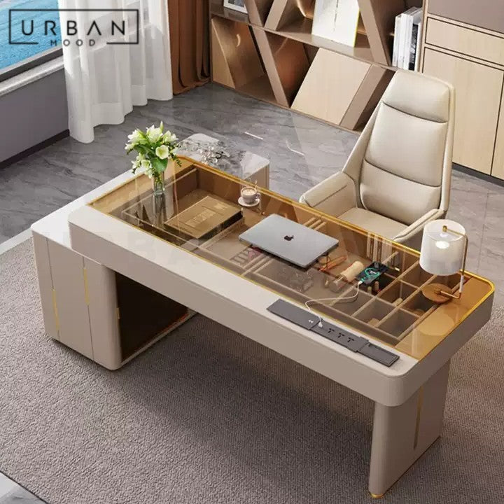 AGALLE Modern Sintered Stone Study Table