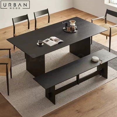 AGGIE Modern Solid Wood Dining Table