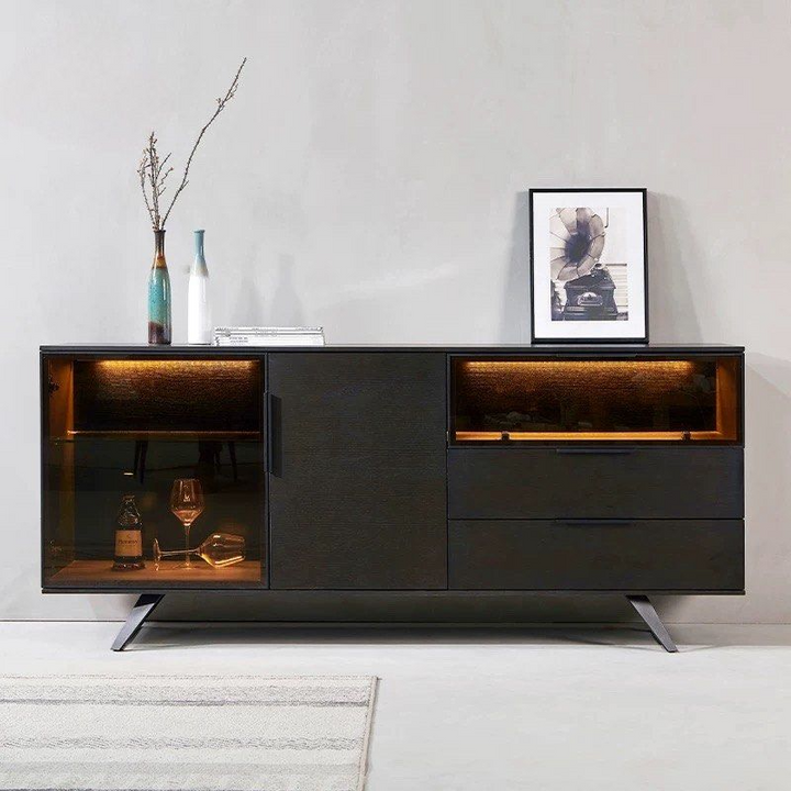AGILE Modern Solid Wood Sideboard - Urban Mood Singapore