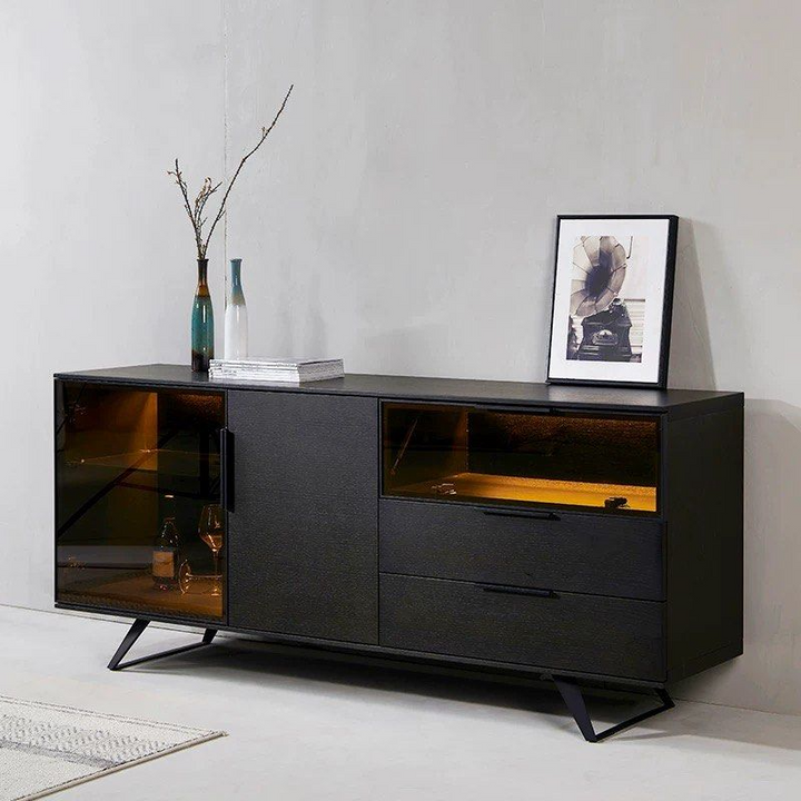 AGILE Modern Solid Wood Sideboard - Urban Mood Singapore