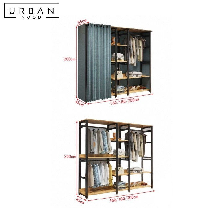 ALANNAH Modern Open Concept Wardrobe