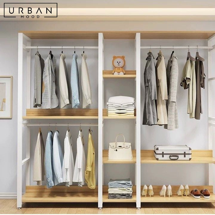 ALANNAH Modern Open Concept Wardrobe