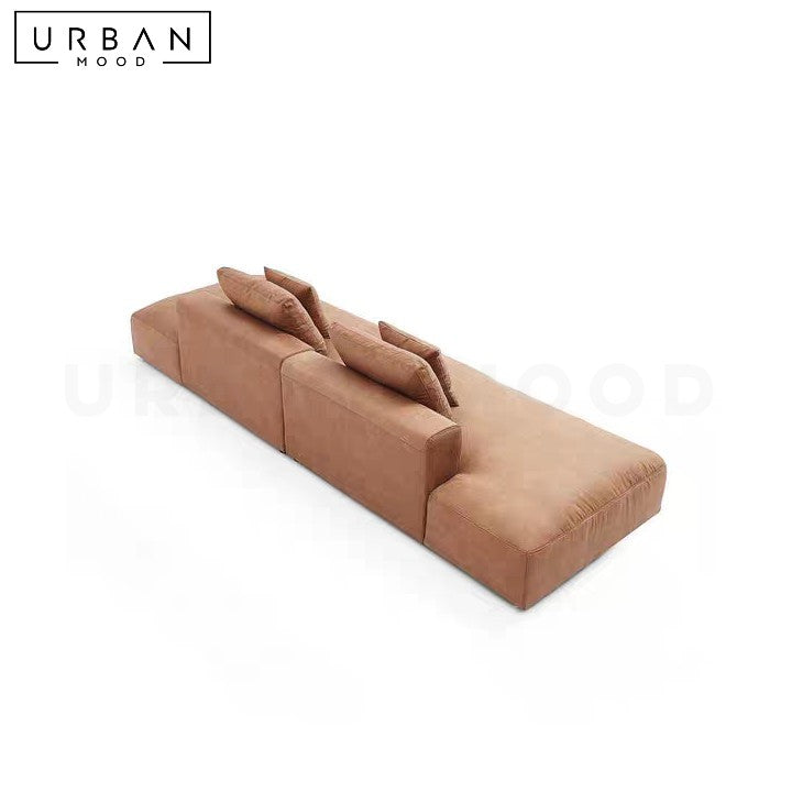 LARCON Modern Leather Sofa