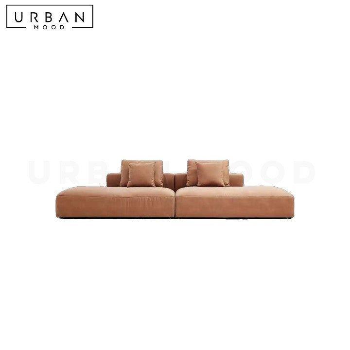 LARCON Modern Leather Sofa