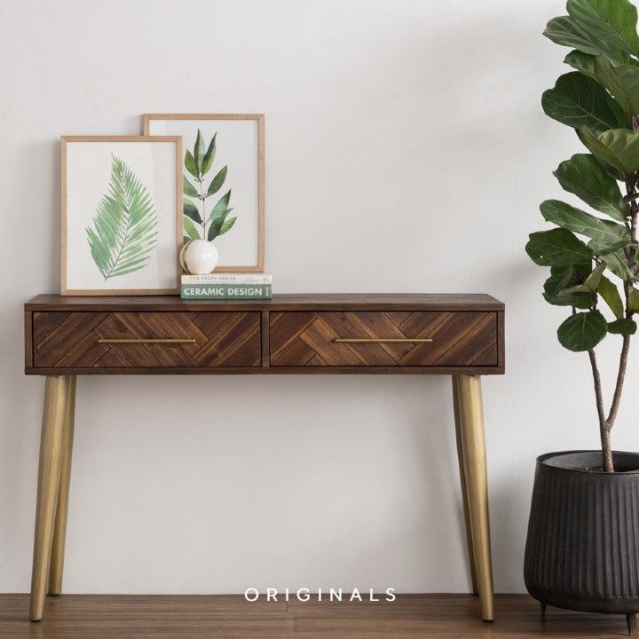 LEMUR Modern Solid Wood Console Table