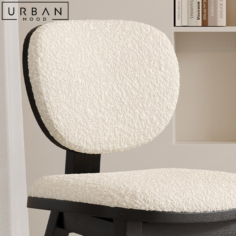 ALESA Modern Boucle Dining Chair