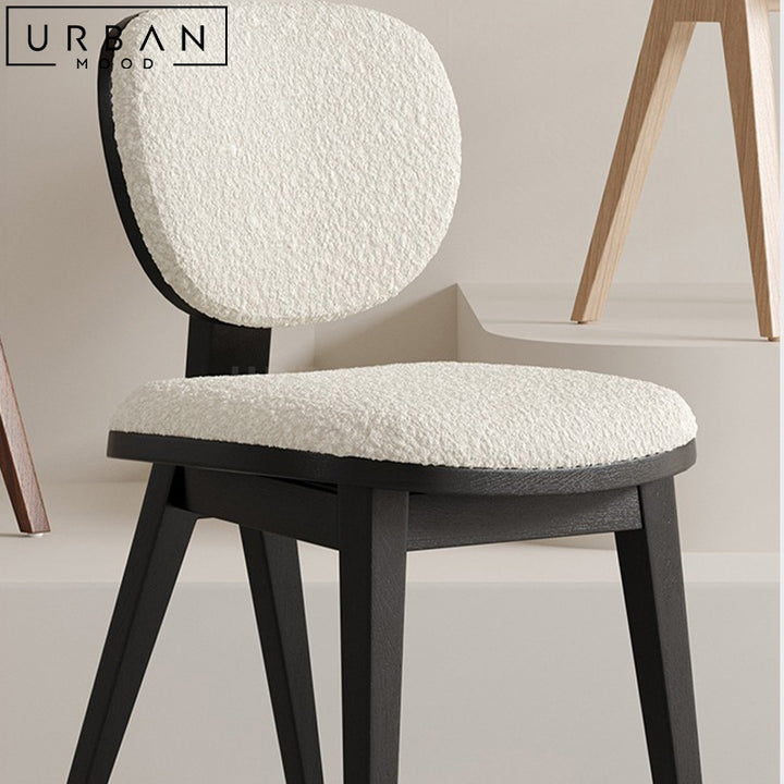 ALESA Modern Boucle Dining Chair