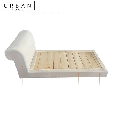 ALESAN Modern Fabric Chaise Sofa