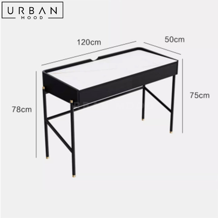 ALEXE Modern Vanity Table Set