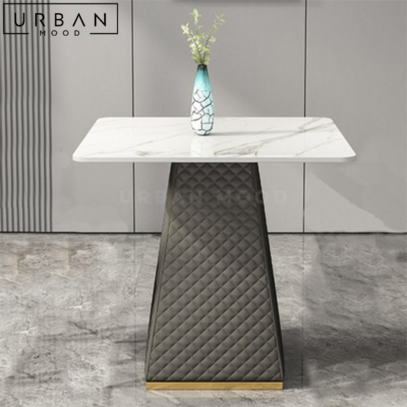 ALFON Modern Sintered Stone Dining Table Set