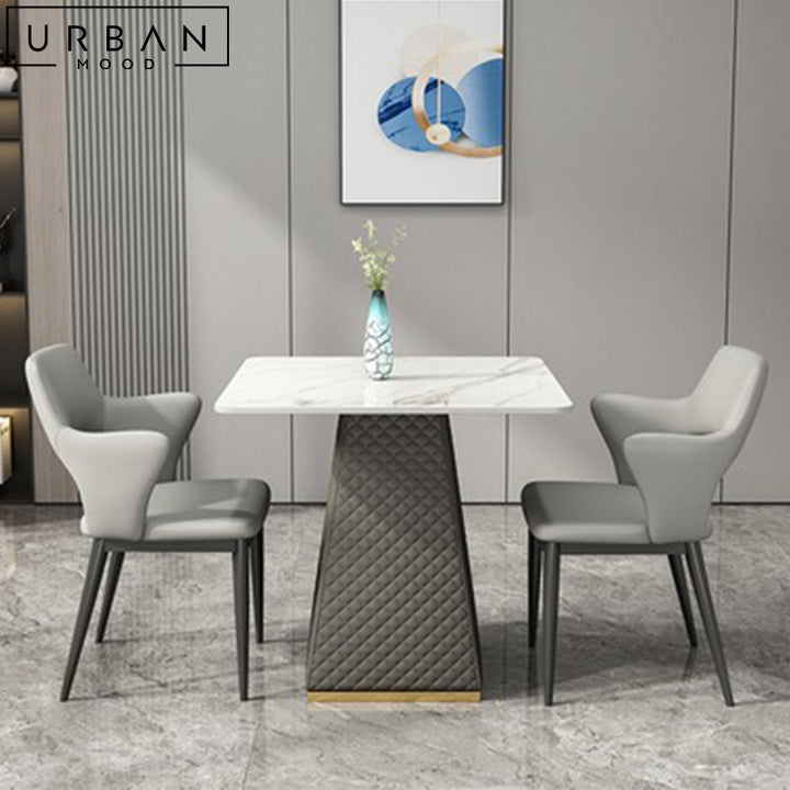 ALFON Modern Sintered Stone Dining Table Set