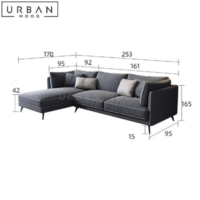 ALIA Modern Leathaire Sofa