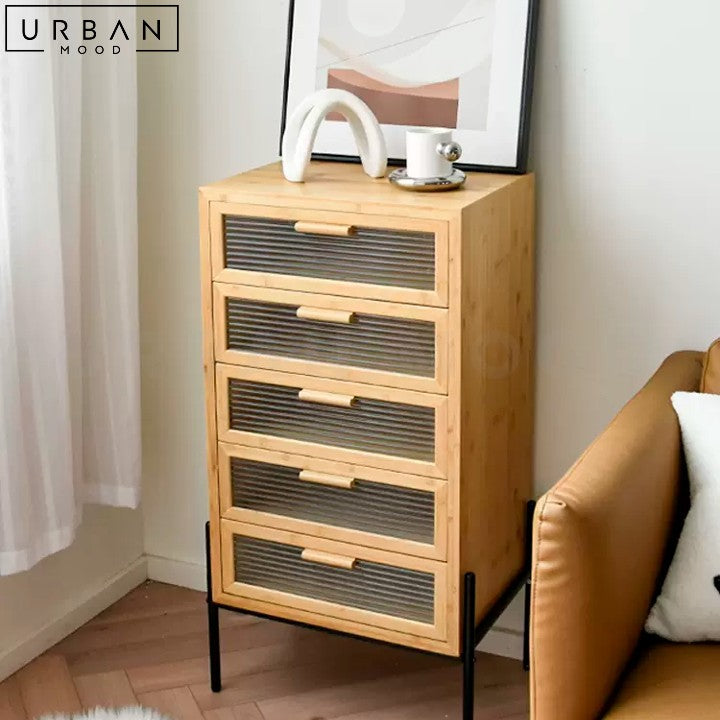 ALICIA Scandinavian Solid Wood Chest of Drawers