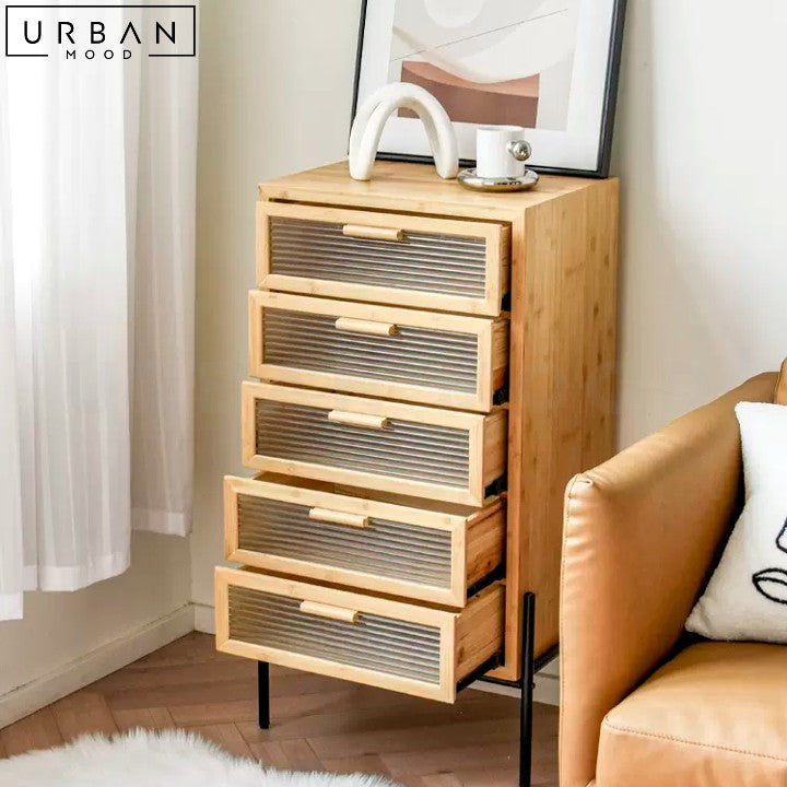 ALICIA Scandinavian Solid Wood Chest of Drawers