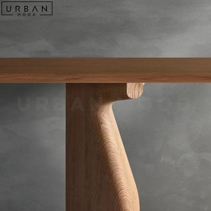 ALINA Modern Solid Wood Console Table